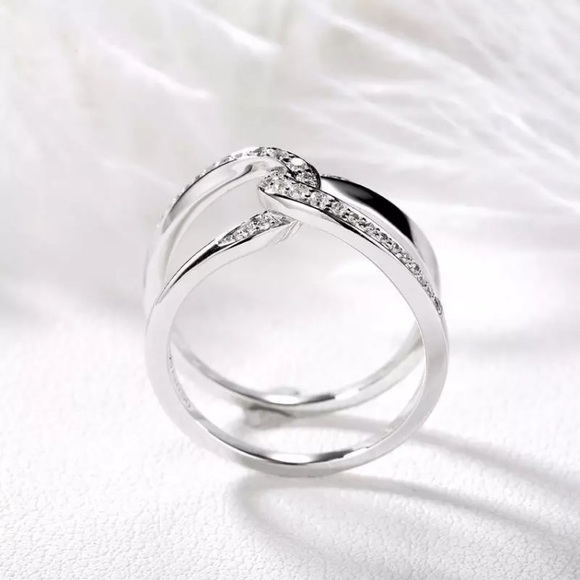 🆕 925 Infinity Cz design silver ring - Picture 5 of 5